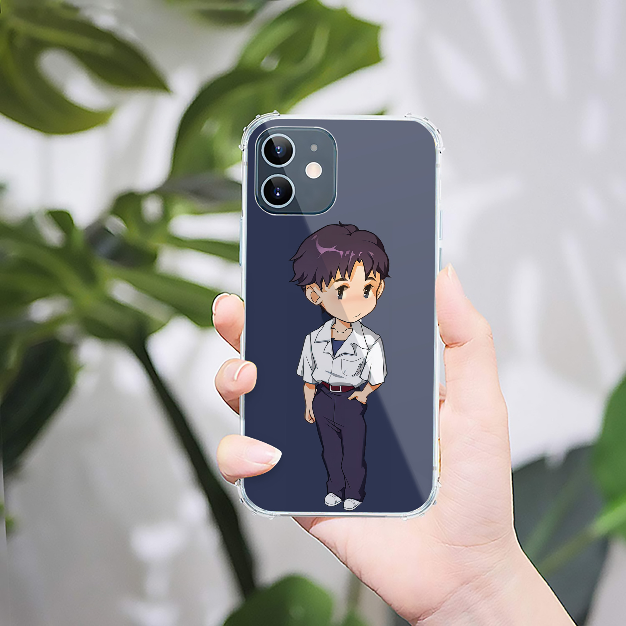 （画像用） EVA 新世紀エヴァンゲリオン 【iPhone 12シリーズ対応】透明スマホケース（クリアソフトケース）